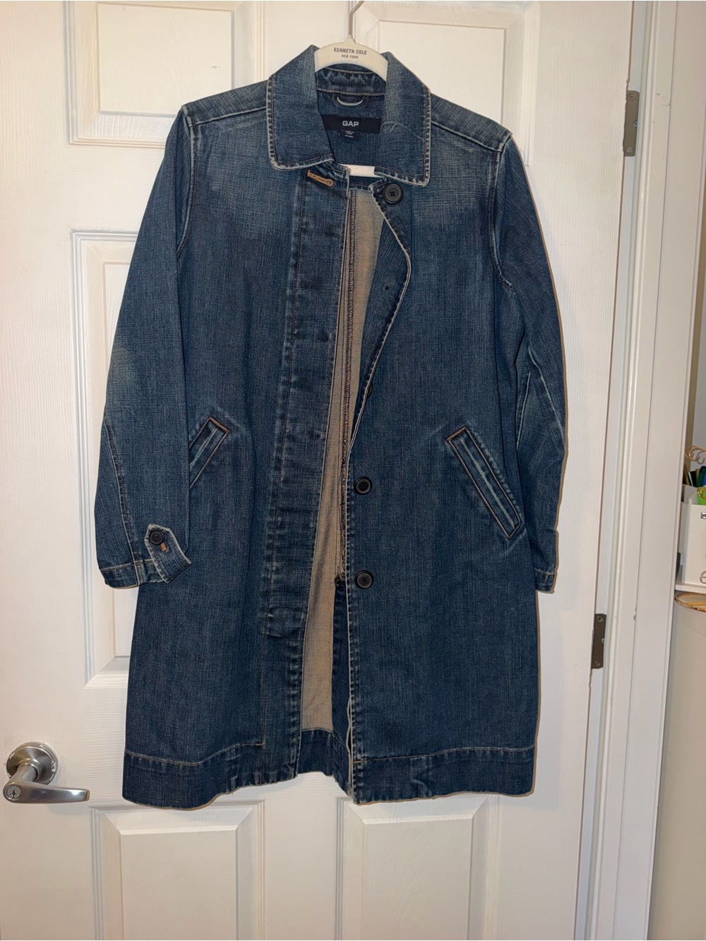 GAP Dark Blue Denim Coat